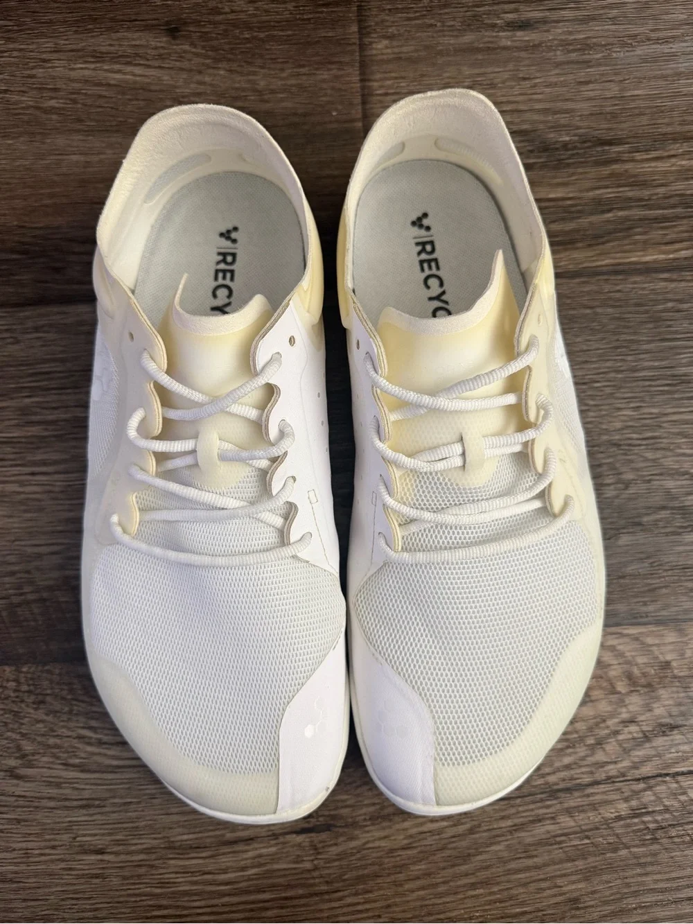 Vivobarefoot Primus Lite III White/Cream Mesh Barefoot Sneakers Euro 43L